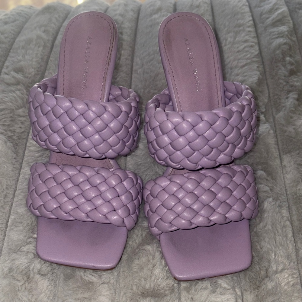 Chic Purple Braided Women's Sandals